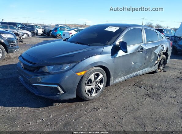 2HGFC2F6XKH601232 2019 HONDA CIVIC Gray Առջևի ձախ երեք քառորդ տեսարան