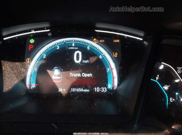 2HGFC2F6XKH601232 2019 HONDA CIVIC Gray 