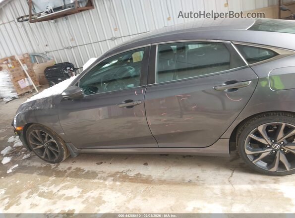 2HGFC2F81LH592858 2020 HONDA CIVIC Gray 