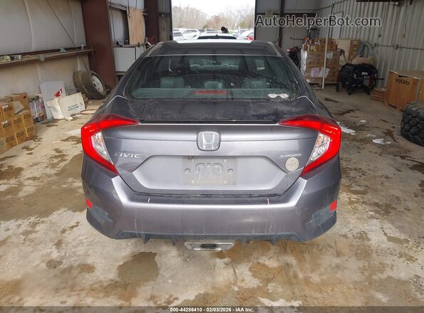 2HGFC2F81LH592858 2020 HONDA CIVIC Gray 