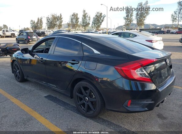 2HGFC2F86KH590490 2019 HONDA CIVIC Черный Задняя левая четверть