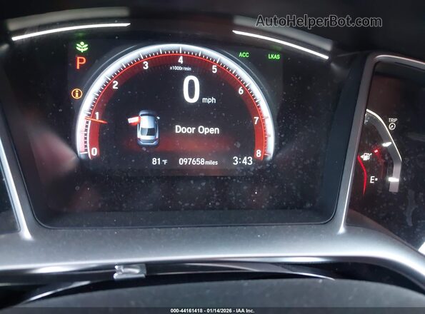2HGFC2F86KH590490 2019 HONDA CIVIC Черный 