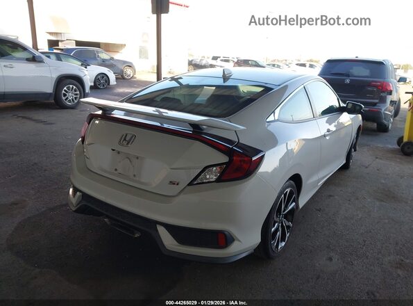 2HGFC3A53KH752918 2019 HONDA CIVIC SI Белый Задняя правая четверть