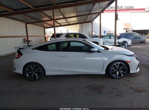 2HGFC3A53KH752918 2019 HONDA CIVIC SI Белый Панорамный вид салона 360°