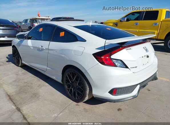 2HGFC3A54KH750174 2019 HONDA CIVIC SI Белый Задняя левая четверть