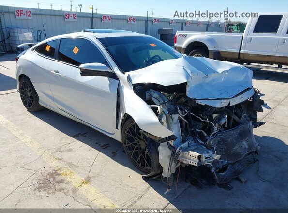2HGFC3A54KH750174 2019 HONDA CIVIC SI Белый Передняя правая четверть