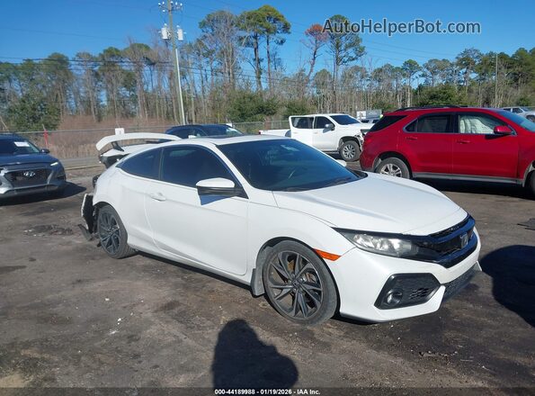 2HGFC3A55KH754606 2019 HONDA CIVIC SI Белый Передняя правая четверть