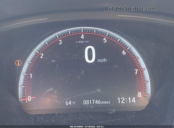 2HGFC3A55KH754606 2019 HONDA CIVIC SI Белый 