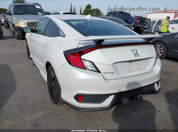 2HGFC3A55LH753571 2020 HONDA CIVIC SI White Trasero izquierdo
