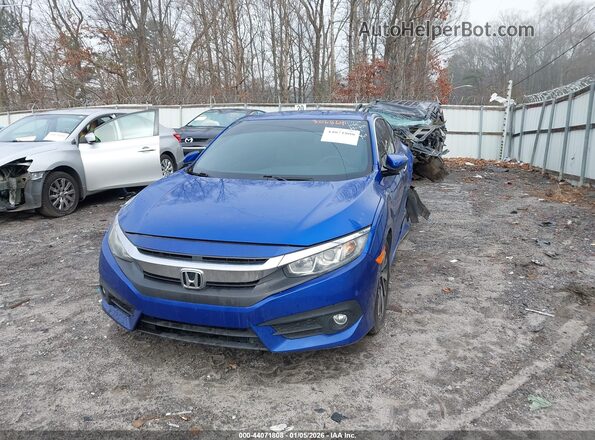 2HGFC4B55HH306864 2017 HONDA CIVIC Синий Передняя левая четверть