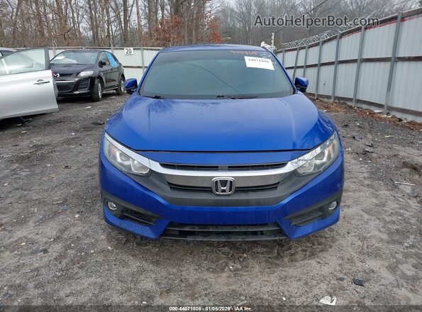 2HGFC4B55HH306864 2017 HONDA CIVIC Синий Вид щитка приборов