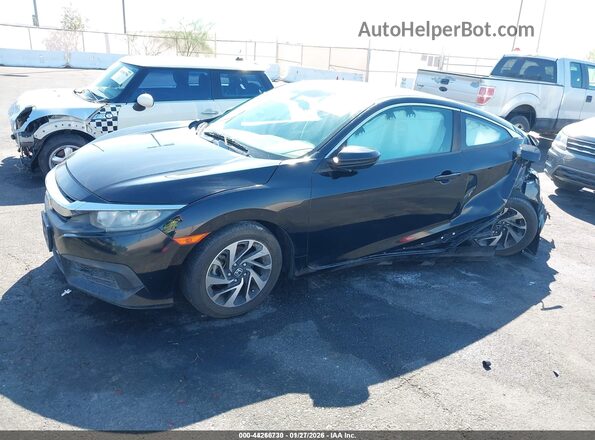 2HGFC4B5XJH300256 2018 HONDA CIVIC Черный Вид задней части салона