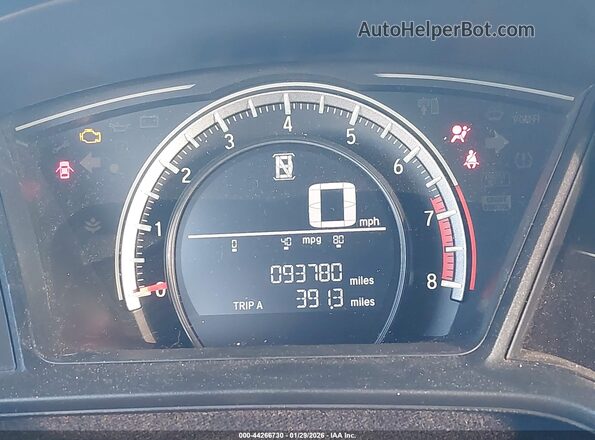2HGFC4B5XJH300256 2018 HONDA CIVIC Черный Панорамный вид салона 360°