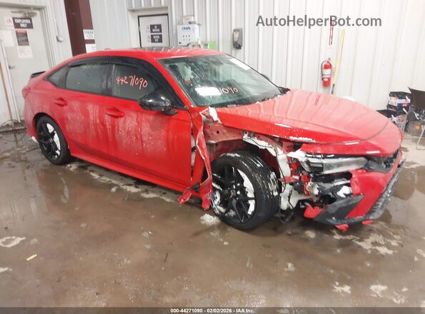 2HGFE1E52NH474770 2022 HONDA CIVIC SI Красный Передняя правая четверть