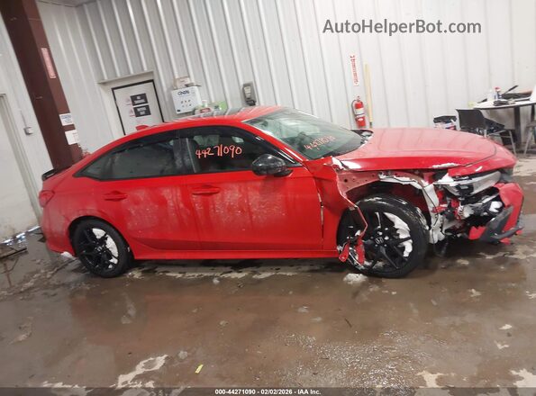 2HGFE1E52NH474770 2022 HONDA CIVIC SI Красный Вид задней части салона