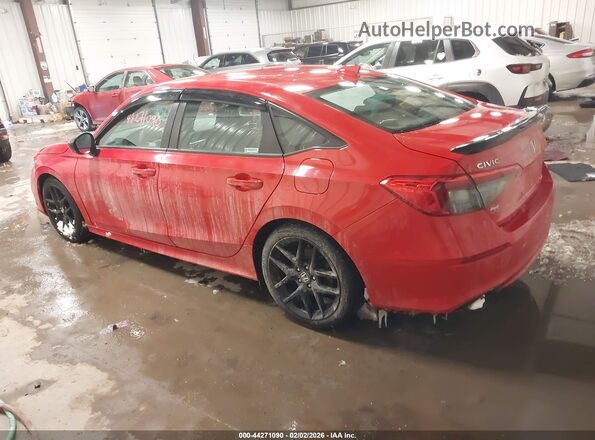 2HGFE1E52NH474770 2022 HONDA CIVIC SI Красный Задняя левая четверть
