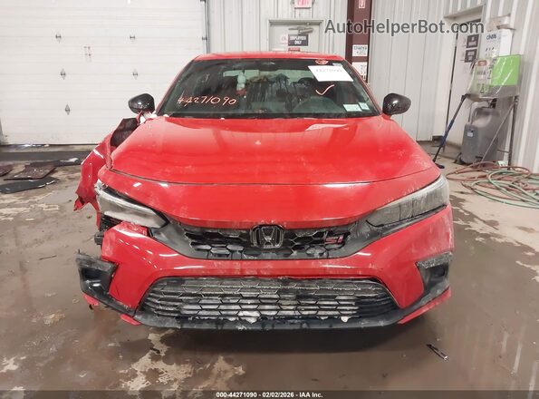 2HGFE1E52NH474770 2022 HONDA CIVIC SI Красный Вид щитка приборов