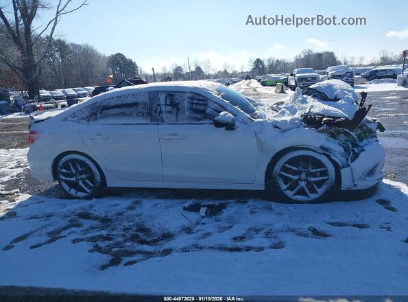 2HGFE1E52PH470057 2023 HONDA CIVIC SI White Widok wnętrza z tyłu