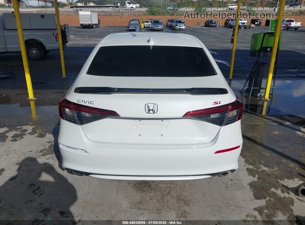 2HGFE1E52SH477115 2025 HONDA CIVIC SI White 