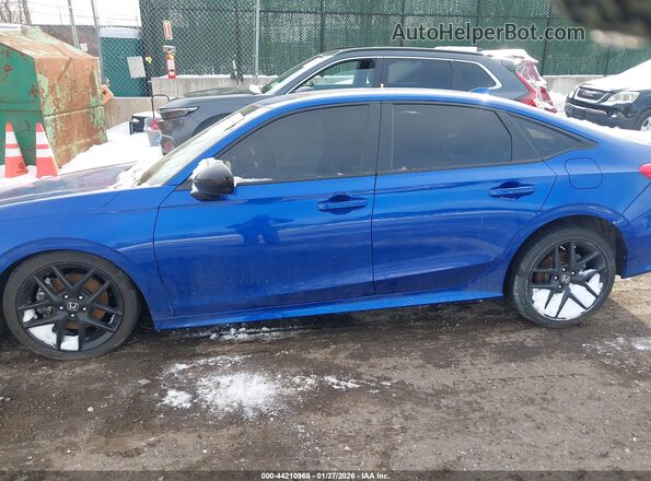 2HGFE1E53RH471303 2024 HONDA CIVIC SI Синий Вид задней части салона