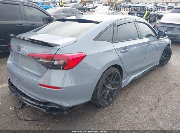 2HGFE1E56NH476294 2022 HONDA CIVIC SI Light Blue Задняя правая четверть