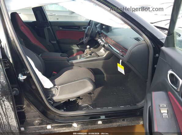 2HGFE1E56SH474475 2025 HONDA CIVIC SI Черный Вид салона спереди