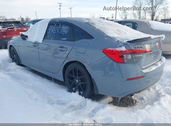 2HGFE1E57NH474070 2022 HONDA CIVIC SI Серый Задняя левая четверть