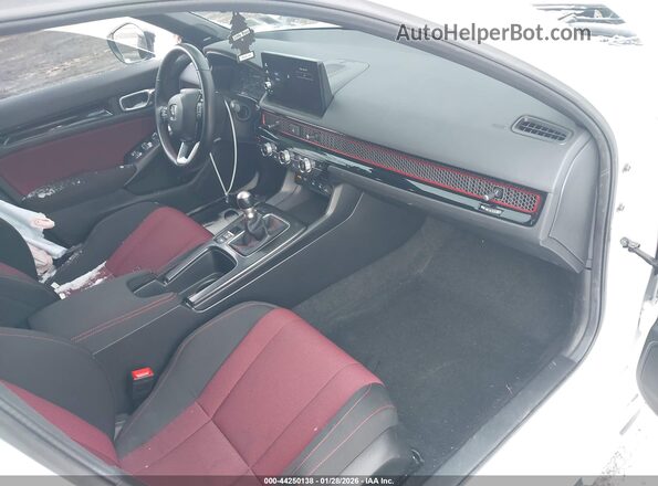 2HGFE1E57SH472721 2025 HONDA CIVIC SI Белый Вид салона спереди