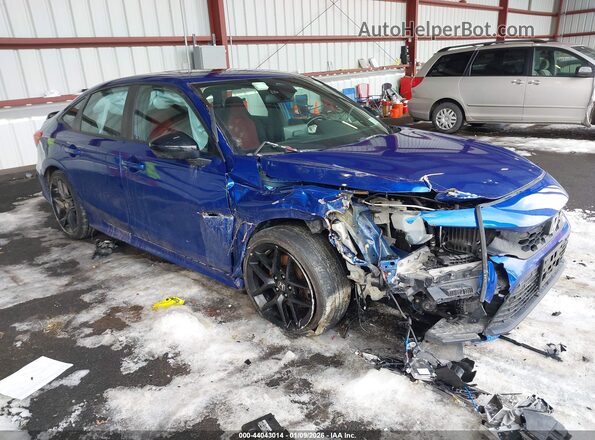 2HGFE1E58NH470304 2022 HONDA CIVIC SI Blue Delantero derecho