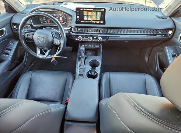 2HGFE1F90RH337575 2024 HONDA CIVIC Синий Вид панели приборов