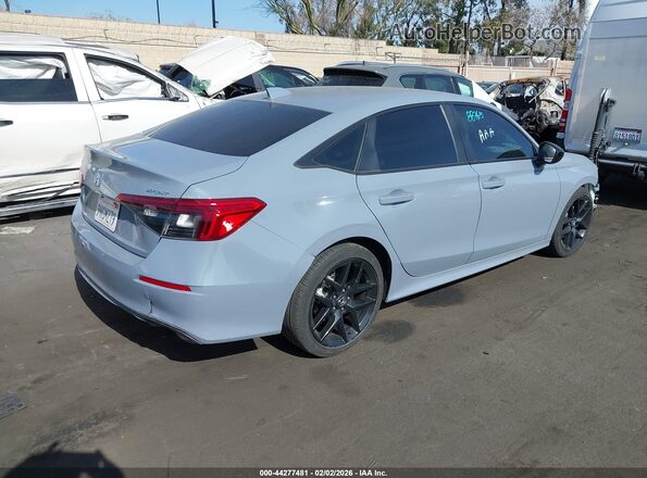 2HGFE2F53RH568604 2024 HONDA CIVIC Blue Tył prawy