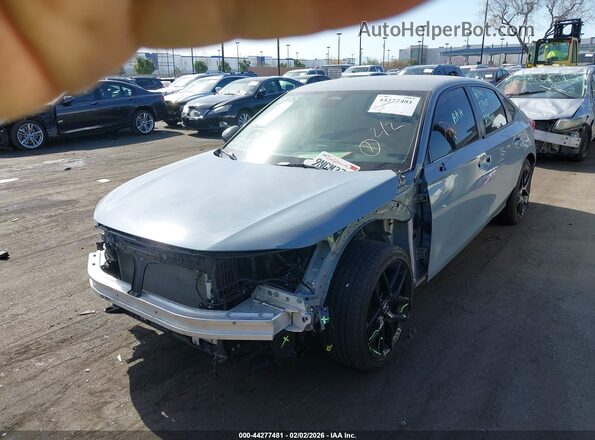 2HGFE2F53RH568604 2024 HONDA CIVIC Blue Widok z przodu