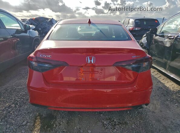2HGFE2F54SH579424 2025 HONDA CIVIC Red Rear view