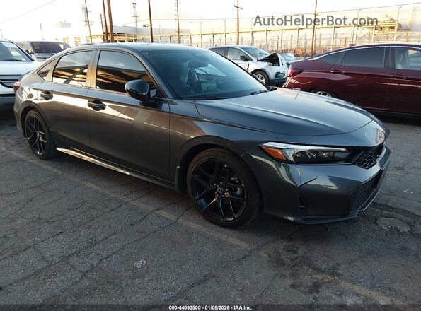 2HGFE2F56TH518447 2026 HONDA CIVIC Серый Передняя правая четверть