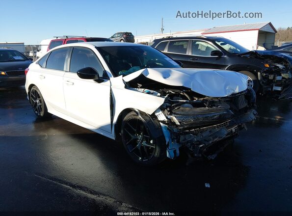 2HGFE2F58PH527687 2023 HONDA CIVIC Белый Передняя правая четверть