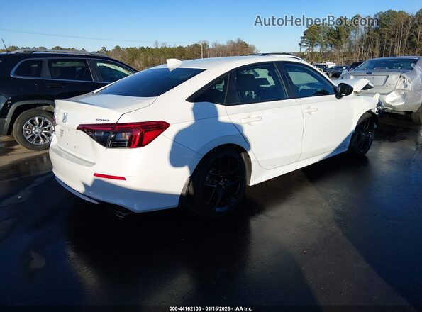 2HGFE2F58PH527687 2023 HONDA CIVIC Белый Задняя правая четверть