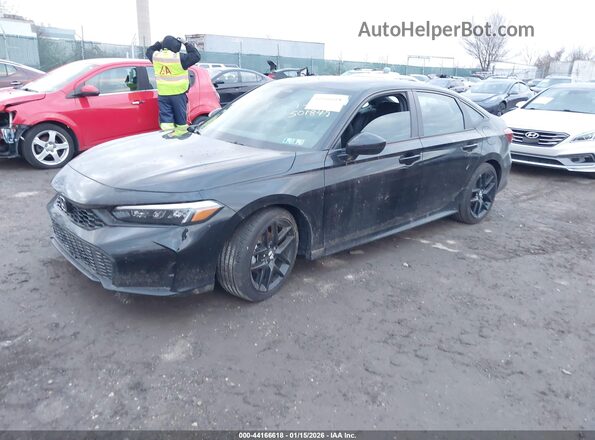 2HGFE2F59SH501849 2025 HONDA CIVIC Черный Передняя левая четверть