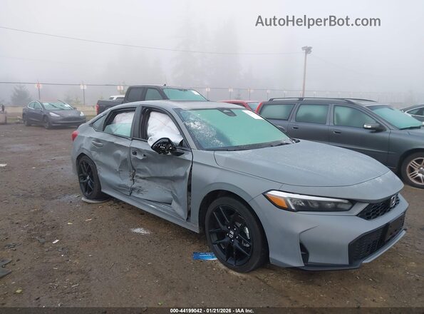 2HGFE4F82TH313357 2026 HONDA CIVIC HYBRID Серый Вид спереди