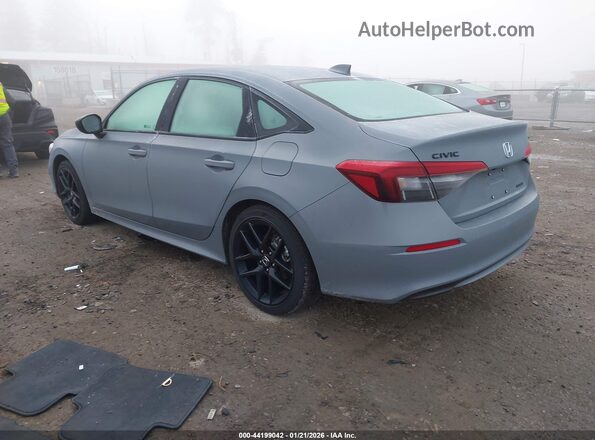 2HGFE4F82TH313357 2026 HONDA CIVIC HYBRID Серый Задняя левая четверть
