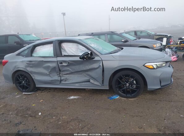 2HGFE4F82TH313357 2026 HONDA CIVIC HYBRID Серый Вид задней части салона