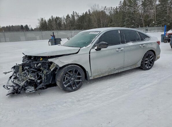 2HGFE4F83SH012076 2025 HONDA CIVIC Серебряный Передняя левая четверть