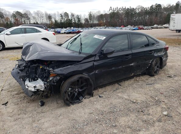 2HGFE4F84SH350103 2025 HONDA CIVIC Black წინა მარცხენა ხედი სამი მეოთხედიდან