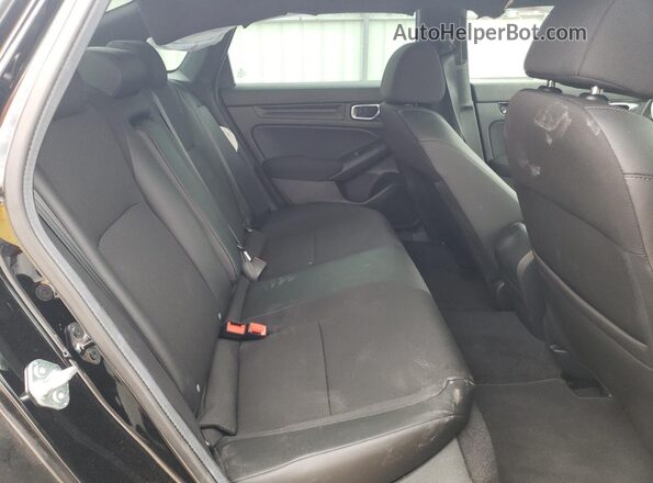 2HGFE4F84SH350103 2025 HONDA CIVIC Black უკანა სავარძლების ხედი