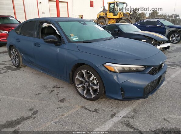 2HGFE4F85SH300956 2025 HONDA CIVIC HYBRID Синий Передняя правая четверть