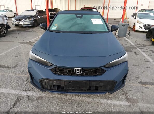 2HGFE4F85SH300956 2025 HONDA CIVIC HYBRID Синий Вид щитка приборов