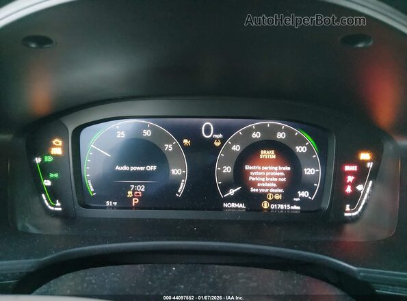 2HGFE4F85SH300956 2025 HONDA CIVIC HYBRID Синий Вид задних сидений