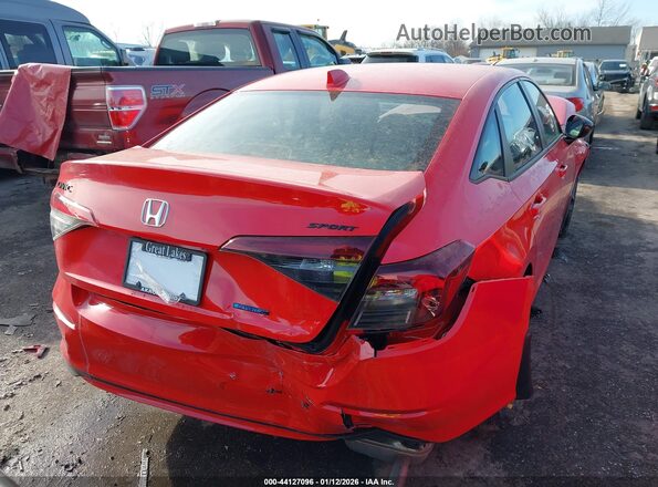 2HGFE4F85TH310226 2026 HONDA CIVIC HYBRID Red Հետևի աջ