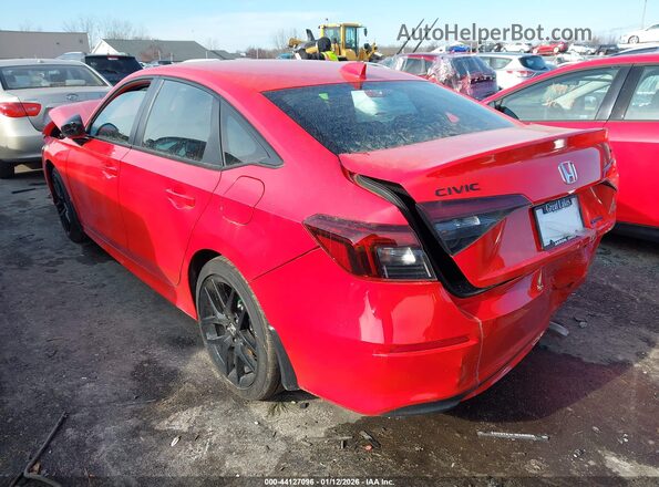 2HGFE4F85TH310226 2026 HONDA CIVIC HYBRID Red Հետևի ձախ
