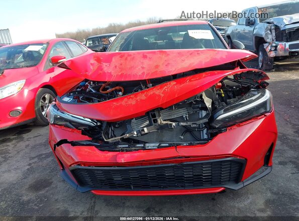 2HGFE4F85TH310226 2026 HONDA CIVIC HYBRID Red Սարքավորումների վահանակի տեսք