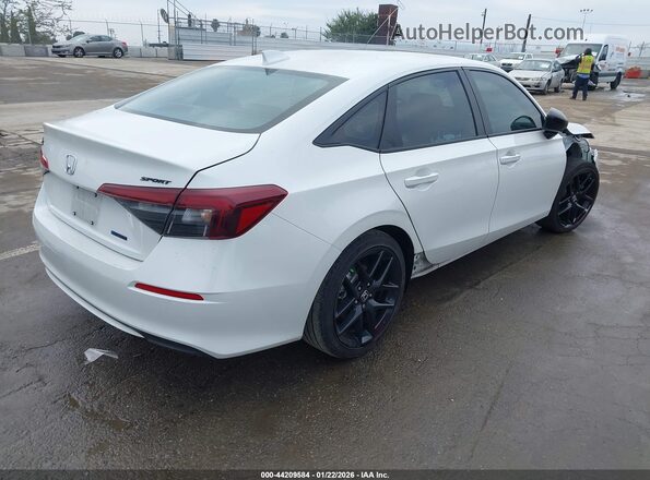 2HGFE4F85TH312817 2026 HONDA CIVIC HYBRID Белый Задняя правая четверть